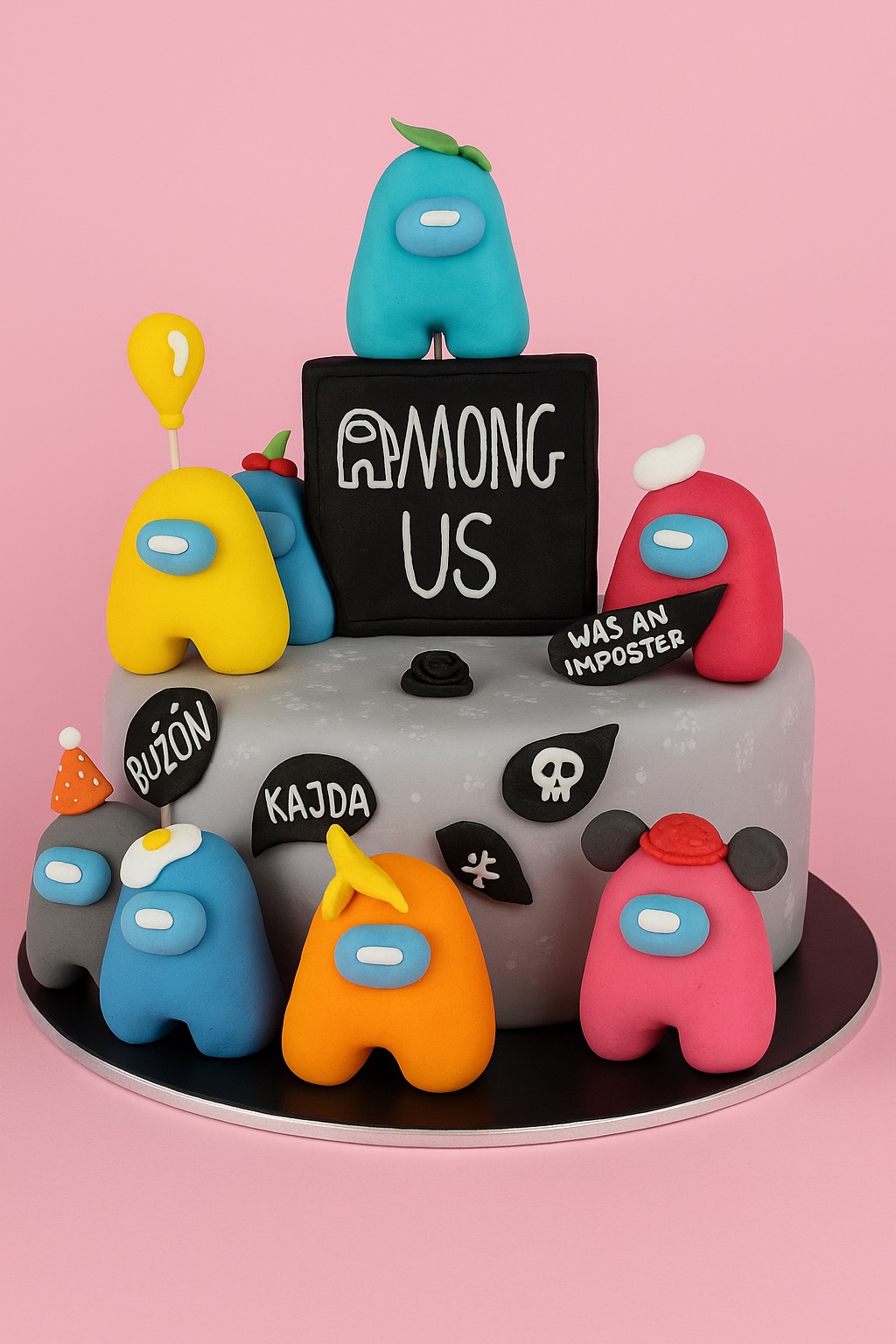 🎮🚀 AMONG US na dortu! 🍰✨