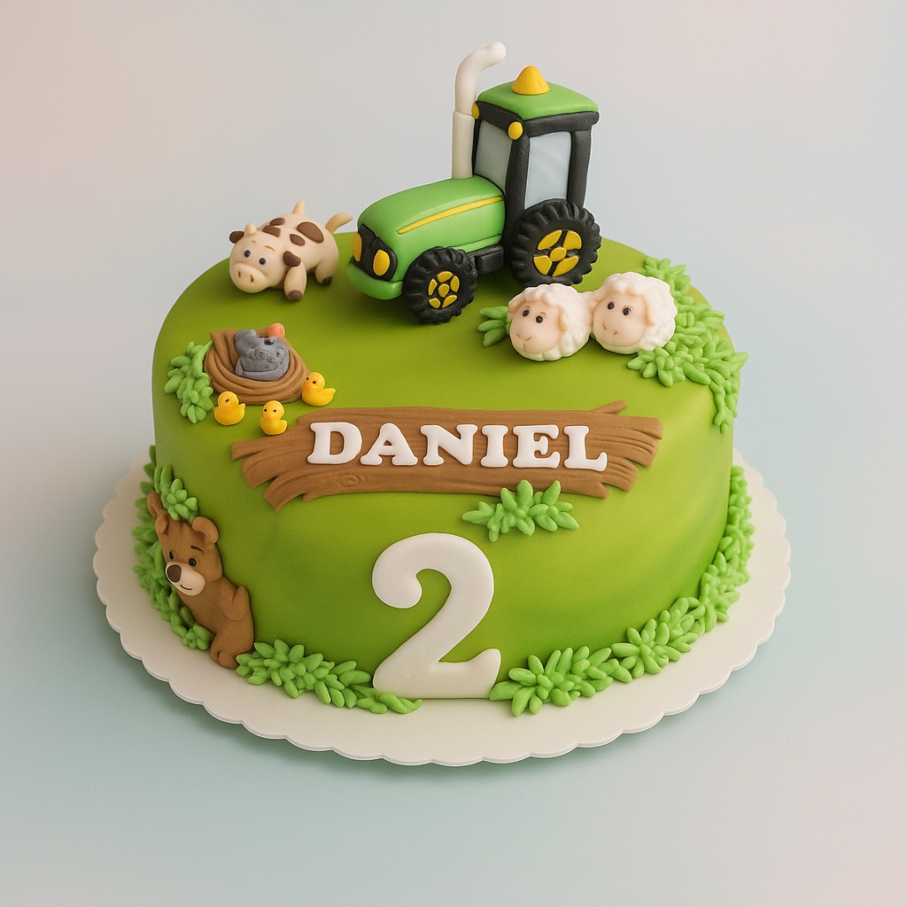 🚜🐑 Farma na dortu! 🐄🐥